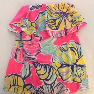NWT Lilly Pulitzer strapless top